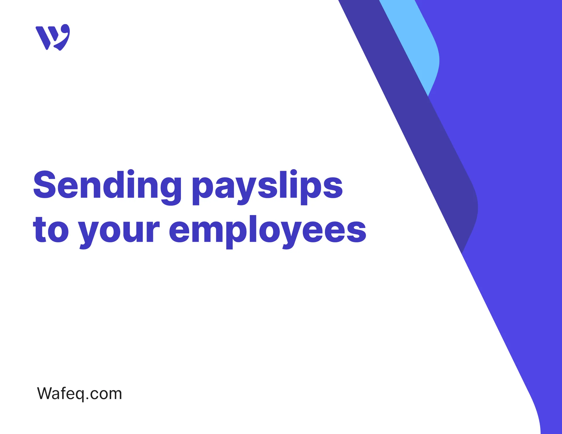 Sending payslips to your employees